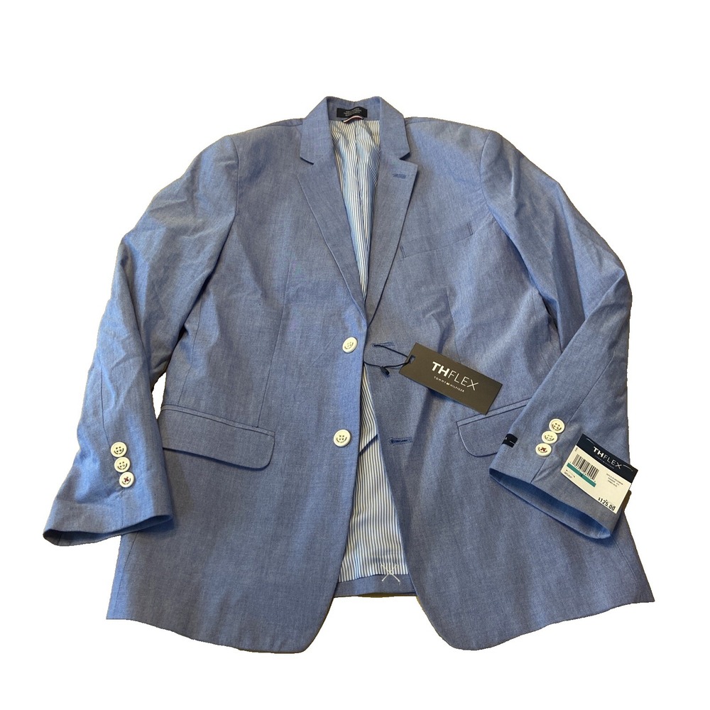 Tommy Hilfiger Boys THFlex 16 Suit Coat Jacket Blue Msrp 125.00